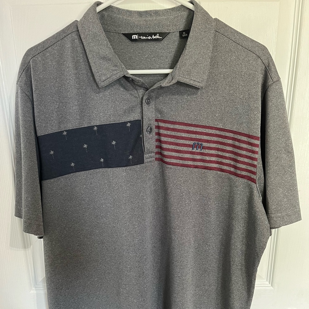 Travis Mathew American Flag 4th of July  Shirt XL